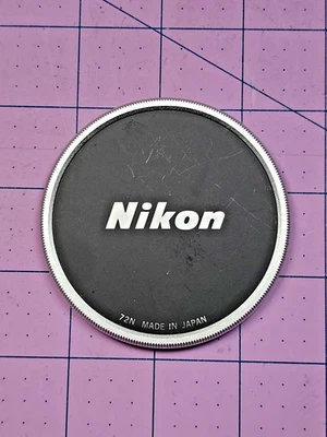 Nikon 72N Metal Lens Cap - vintage screw in type - Image 1 of 3