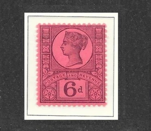 GB QV 1887 6d purple/rose red Jubilee issue superb MINT never hinged MNH SG 208 - Picture 1 of 2