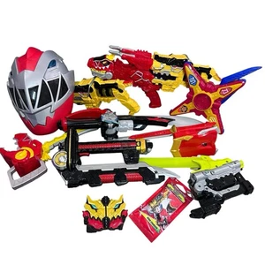 Power Rangers Deluxe Dino Super Charge y un lote mixto de otras armas usadas - Imagen 1 de 13