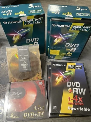 DVD Rohlinge RW Und R 9.4 GB Bzw 4.7GB Tevion , Fujifilm, Panasonic  - Bild 1 von 4
