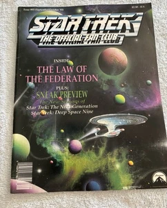 Star Trek Official Fan Club #93 September/October 1993 Law of Federation - Picture 1 of 7