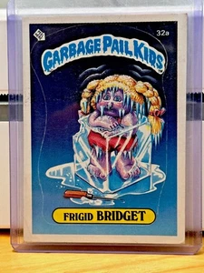 Frigid Bridget 1985 Garbage Pail Kids OS1 32a Gloss/Matte 1st Print Run RARE GPK - Picture 1 of 2