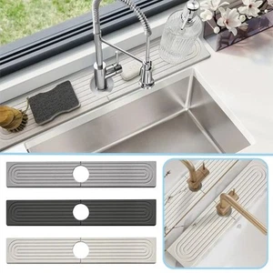 Moisture-proof Faucet Drain Pad Diatom Mud Faucet Splash Guard Kitchen Sink - Picture 1 of 15