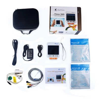 Monitor portátil Heal Force Prince 180D corazón ecg con sonda SpO2 Foto 1 de 4