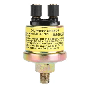 1/8 NPT Replacement Engine Oil Pressure Sensor For Aftermarket Gauge - Picture 1 of 7