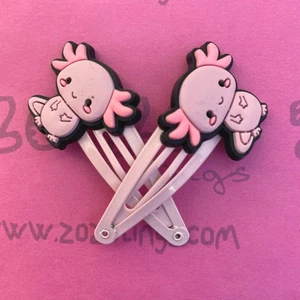 Cute Axolotl Snap Hair Clips - Picture 1 of 1