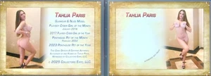 Tahlia Paris Collectors Expo Autograph Signed Kiss Card Presale Model #2 - Picture 1 of 1