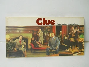 1972 Parker Brothers Detective Game No. 45 Clue Board Game Fun Family Activity - Picture 1 of 7