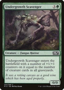 UNDERGOWTH SCAVENGER X 4 N/M- MAGIC 2015 MAGIC THE GATHERING - Picture 1 of 1