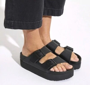 Birkenstock,papilio Arizona Pap Exquisite Leather Sandal Narrow - Picture 1 of 15