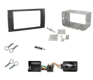 Car Double DIN Radio Stereo Fascia Steering Wheel Kit For Ford Transit MK7 2007 - Picture 1 of 1