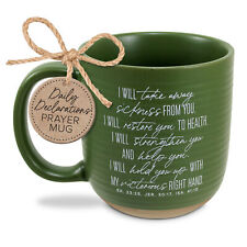   I Will Hold You Up Green 20 Oz Ceramic Coffee Cup Mug
