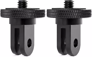 Camera Tripod Mount for Gopro Adapter, 2Pcs 1/4-20 Screw Conversion Adapter for - Picture 1 of 12