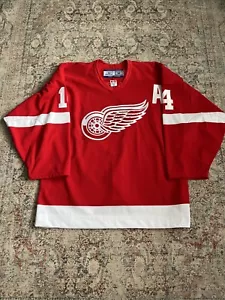 Brendan Shananan- Detroit Red Wings- Reebok Home On Ice Authentic Jersey- Men 52 - Picture 1 of 7