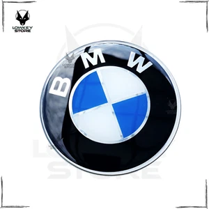 64mm BMW Rear Tailgate Boot Badge Emblem E30 E36 E46 E90 E92 E93 68mm Slot - Picture 1 of 2