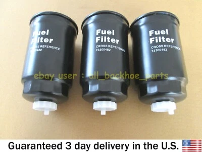 JCB BACKHOE - FUEL FILTER, SET OF 3 PCS. (PART NO. 32/912001 32/912001A) - Image 1 of 4