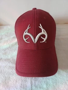 Realtree Hat Cap Antler Hunting Outdoor Adjustable Strap Crimson Red.one Size FM - Picture 1 of 7