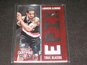 LAMARCUS ALDRIDGE 2014 PANINI CERTIFIED GAME USED JERSEY BASKETBALL CARD /199 - Bild 1 von 2