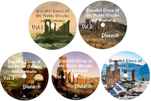 Parallel Lives of the Noble Greeks and Romans Plutarchus in 5 MP3 Audio CDs - Picture 1 of 1