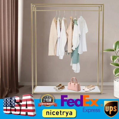 Armario de alta resistencia Ropa Zapatos Soporte Almacenamiento Percha Estante para ropa Foto 1 de 4