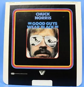 CED VIDEODISC GOOD GUYS WEAR BLACK Chuck Norris Anne Archer 1978 PG VestronVideo - Picture 1 of 3