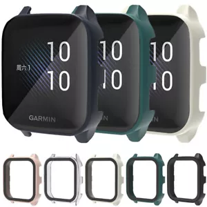 For Garmin Venu SQ2 Music Watch Case Full Cover PC Screen Protector Bumper Shell - Picture 1 of 28