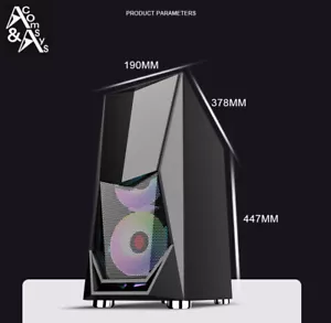 Gaming Midi Tower PC ATX Micro-ATX Mini-ITX Gehäuse Gamer Case USB 3.0 OVP #W - Bild 1 von 17