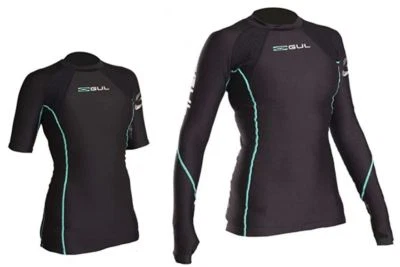 GUL LADIES EVOTHERM EX Thermal Base Layer Rash Vest Wetsuit Guard  UV+ Top - Image 1 of 2