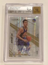2010-11 Panini Rookies & Stars Jeremy Lin #129 RC Auto Signatures SP /299 BGS 10