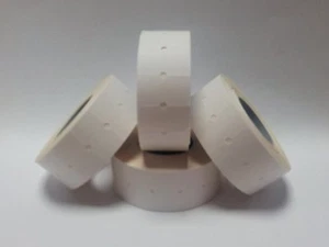 10.000 Weiß Permanent 22 mm x 12 mm (21 mm x 12 mm) CT1 Preispistole Etiketten 8 Rollen - Bild 1 von 1