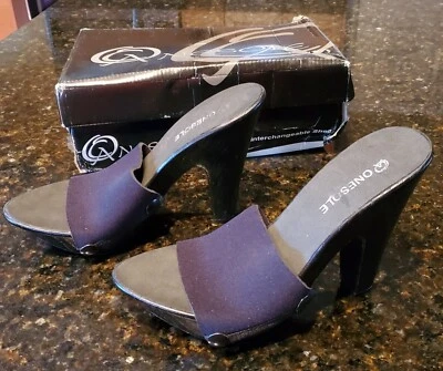 Zapatos para mujer Onesole Chic Soft Step Diva negros, talla 8 ¡USADOS EN EXCELENTE ESTADO! Foto 1 de 4