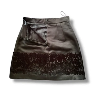 AUT. DOLCHE & GABBANA fancy skirt / size 42, color black , RRP 900 $ - Picture 1 of 15