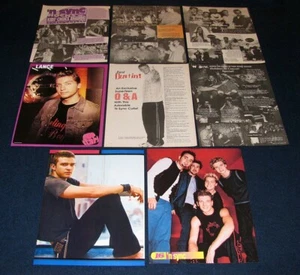 NSync Justin Timberlake JC Chasez Lance Joey 16 Full page Clippings Lot B-895 - Imagen 1 de 2