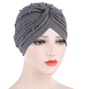 Indian Beanie Women Muslim Hats Hair Loss Cancer Chemo Bonnet Caps Islamic Arab - Picture 1 of 78