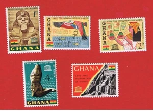 Ghana #151-155  MNH OG   UNESCO   Free S/H - Picture 1 of 1