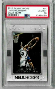 2015 Panini NBA Hoops David Robinson SWAT Team PSA 10 - Picture 1 of 2
