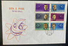 1963 Tirana Albania First Day cover FDC Space Imperf Stamp Issue