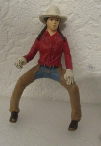 Schleich - Reiterin ( rot ) - Bild 1 von 2