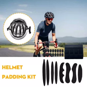 Universal Bicycle Helmet Foam Padding Bike Helmet Pads Replacement Cushion - Foto 1 di 14