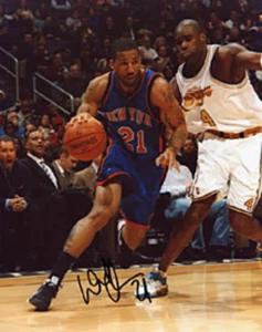 Wilson Chandler Autographed / Signed New York Knicks Basketball 8x10 Photo - Picture 1 of 1