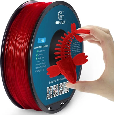 【Buy 5 Pay 3（Add 5】Geeetech PLA PETG TPU ABS+ 3D Printer Filament 0.5/1kg 1.75mm - Image 1 of 4