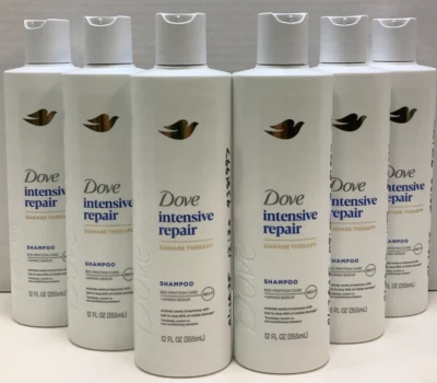 Dove Intensive Repair, Damage Therapy Shampoo, 12oz , Pack of 6,  Free Shipping - Image 1 of 4