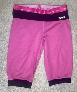 Vintage Zumba Party in Pink cropped sweats Size Lg - Picture 1 of 6