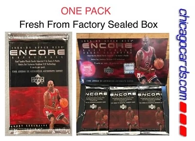 1998-99 Upper Deck Encore Pack Look4 Kobe Bryant F/X Michael Jordan AUTO - Image 1 of 4