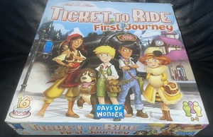 ALAN R MOON TICKET TO RIDE FIRST JOURNEY AGE 6+ DAYS OF WONDER 2-4 PLAYERS - Picture 1 of 7