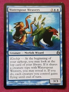 Magic The Gathering MORNINGTIDE WATERSPOUT WEAVERS blue card MTG - Imagen 1 de 2