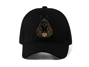 Anubis Ancient Egypt God DTF Printed Logo Baseball Cap Dad Hat Sport Unisex - Picture 1 of 4