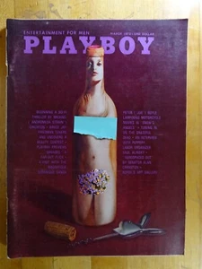 Original Playboy Magazine March 1972 Dominique Sanda Ellen Michaels - Picture 1 of 3