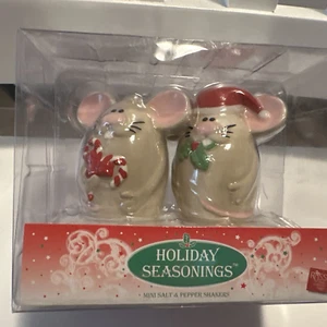 Russ Berrie - Shaker sale e pepe per topi di Natale NUOVO - Foto 1 di 2