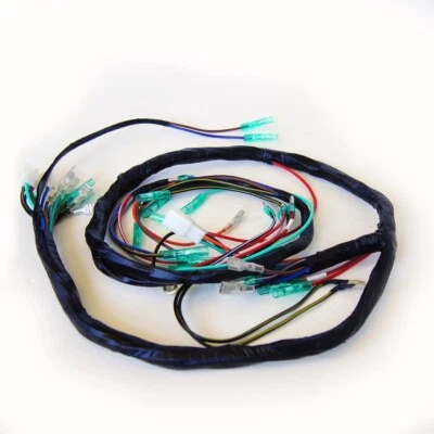 1972-1973 Kawasaki h2 chicote de fios completo painel de fio principal chicote de fios medidor 72 - Imagem 1 de 2